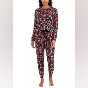 Crown & Ivy 3-Piece Pajama Set (Flower Show) Size Medium